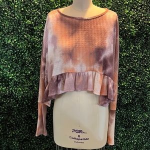 Comfy throw-on tie-dye sweatshirt